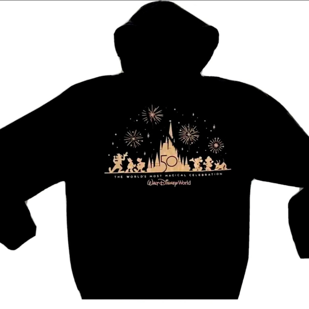 NWT Large UNISEX Disney Grand Finale 50th Anniversary Pullover Hoodie